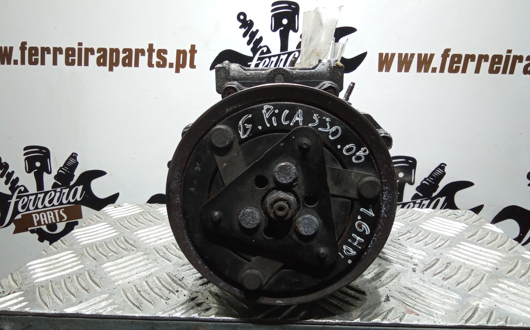 Peças - Compressor De Ar Condicionado Citroen C4 Grand Picasso 1.6 H