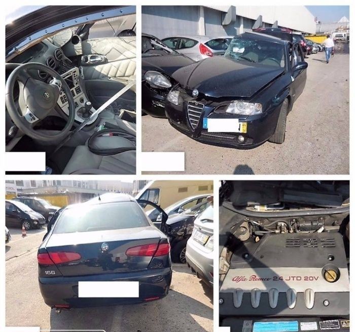 Peças - Alfa Romeo 166 2.4 Jtd 175Cv De 2005 Disponível Para Peças F