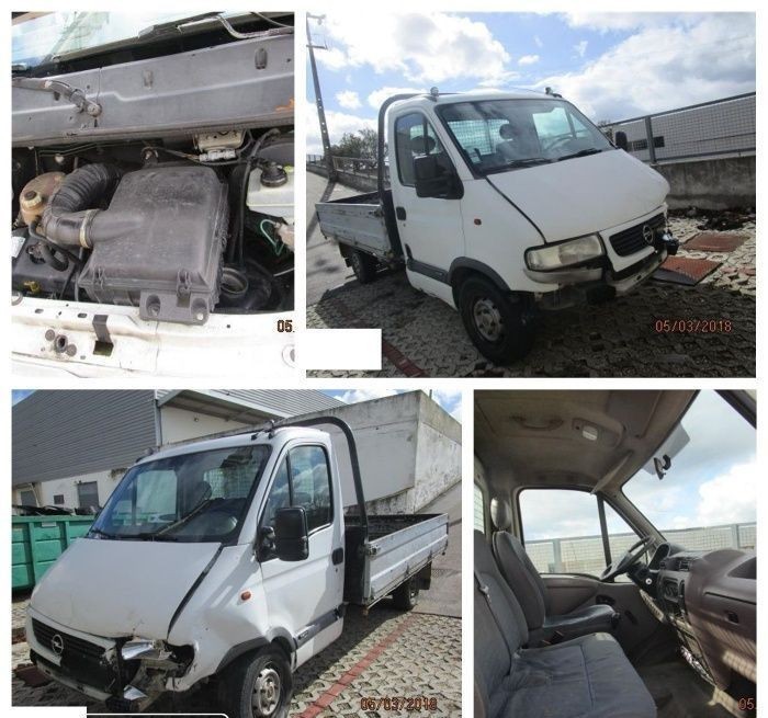 Peças - Opel Movano 2.5D De 1999 Disponível Para Peças