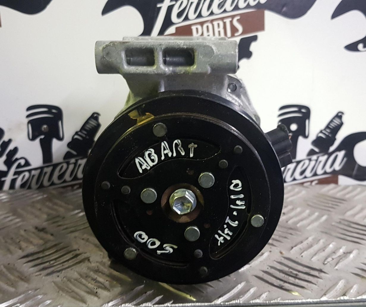 Peças - Compressor De Ar Condicionado Fiat 500 Abarth 1.4 Turbo De 2